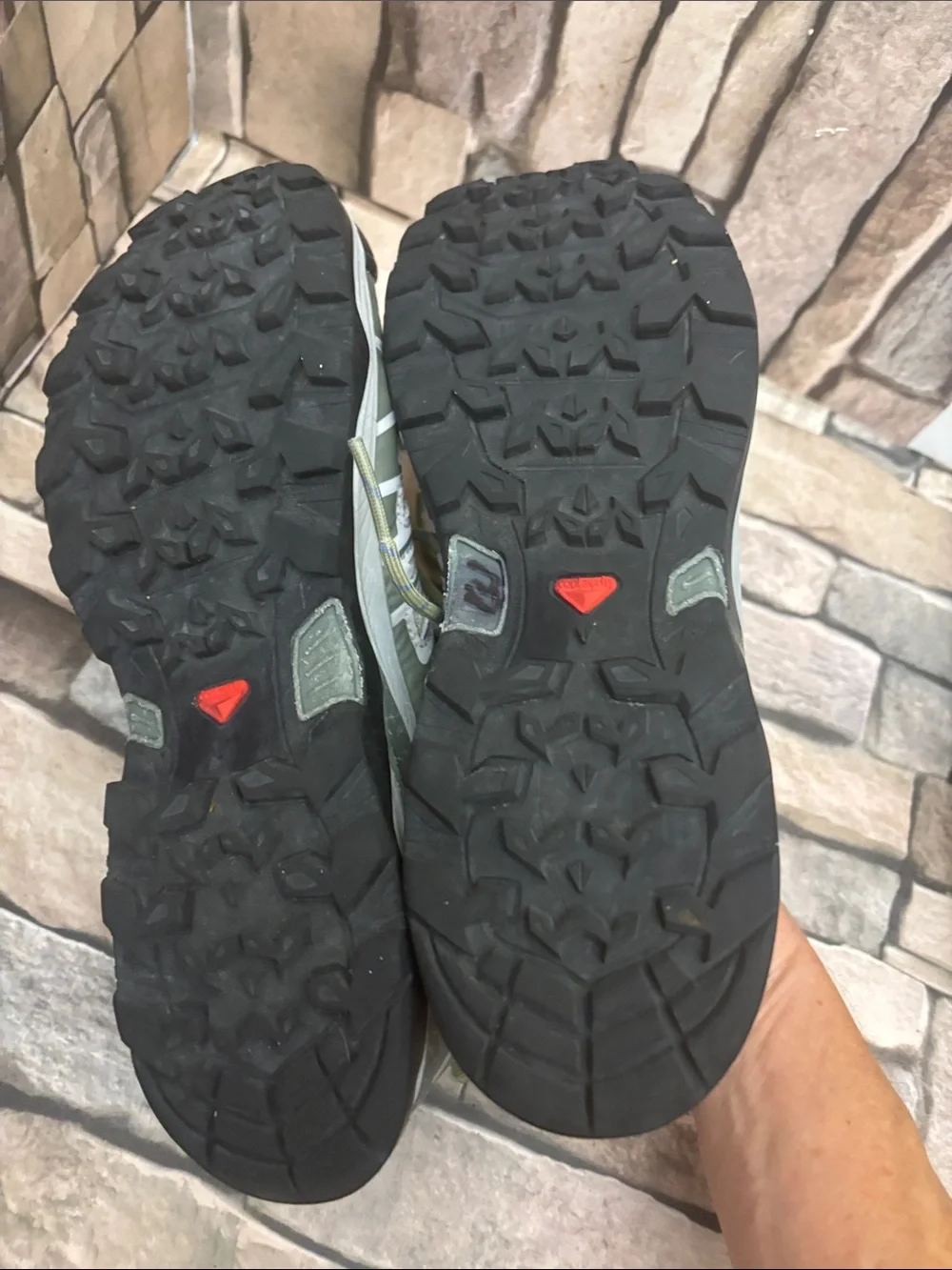 Salomon X Ultra Pioneer hiking shoes in the Oil Green